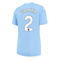 Manchester City Kyle Walker #2 Hemmatröja Kvinnor 2023-24 Korta ärmar